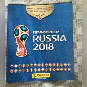2018 Panini Russia FIFA World Cup Soccer Sticker Original Album/Collection